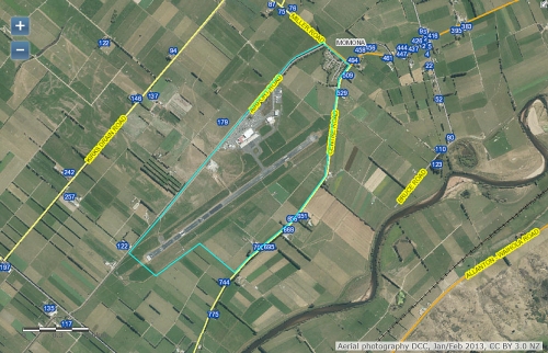 DCC Webmap - Dunedin International Airport 25 Miller Rd, Momona